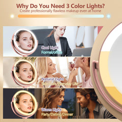 Miyadiva lumière 3 couleurs réglable: adapter l'éclairage à chaque scène.