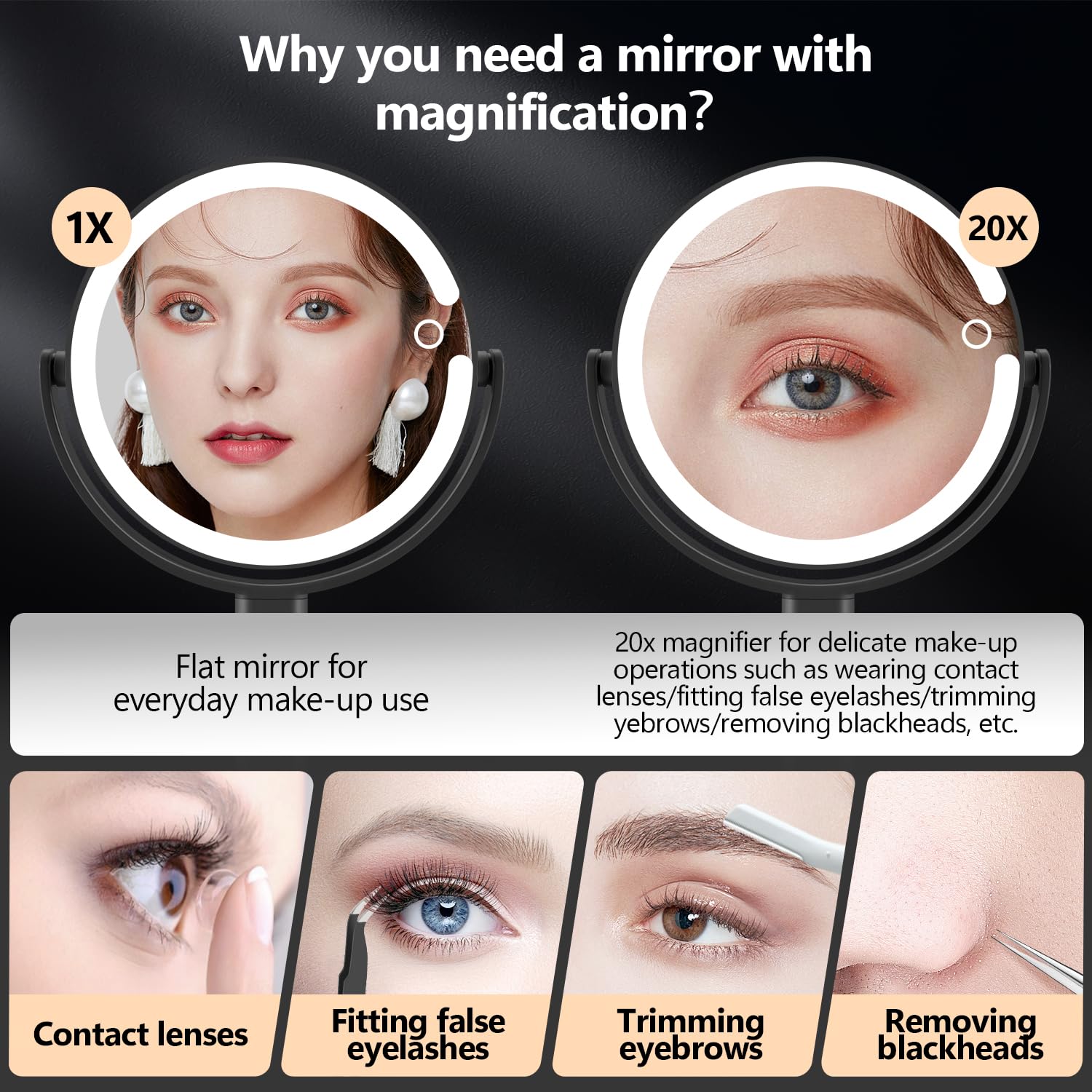 Miyadiva éclairage triple couleurs ajustable pour tout look