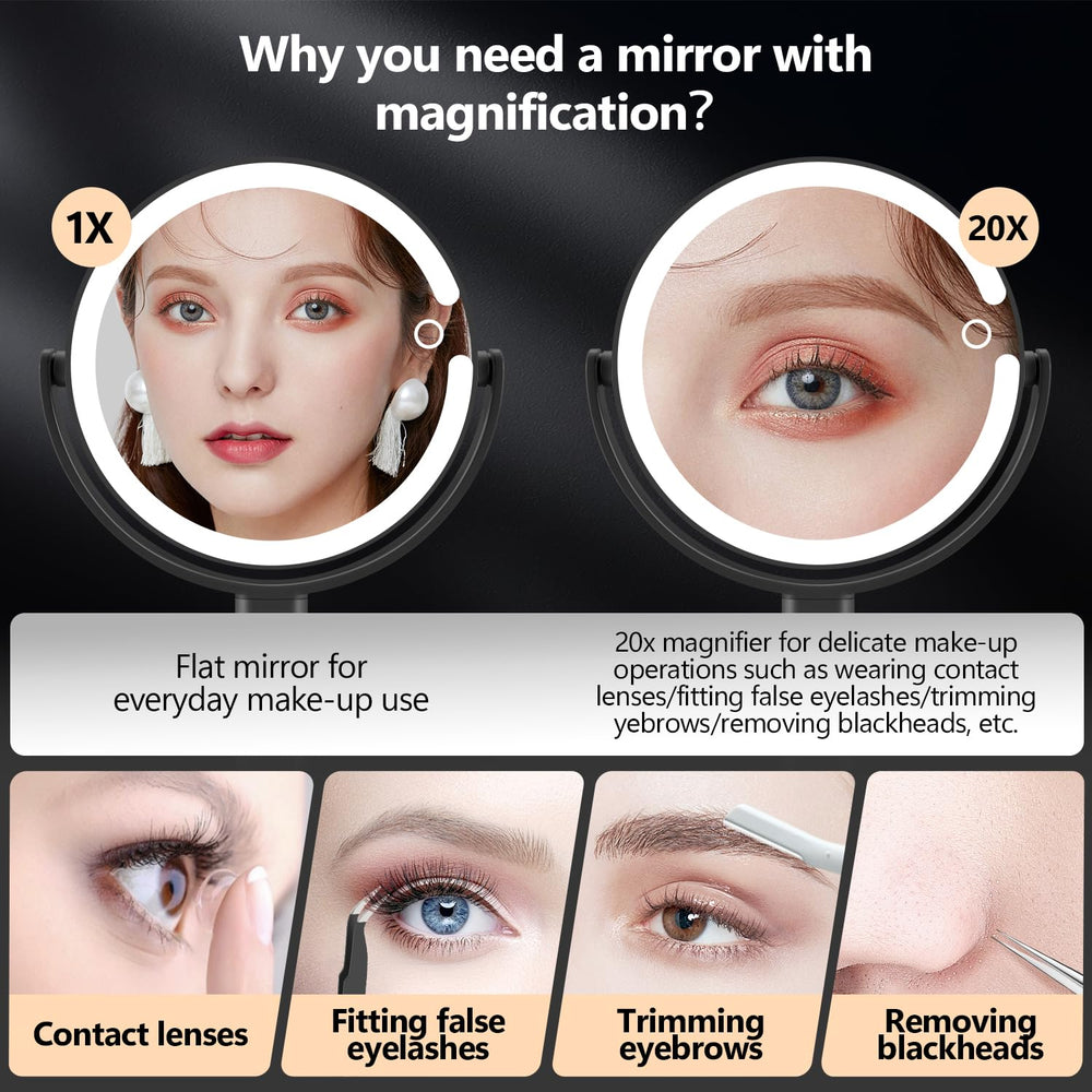 Miyadiva éclairage triple couleurs ajustable pour tout look