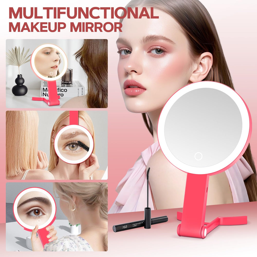 Miyadiva miroir-design-rouge: esthétique élégante, cadeau idéal.