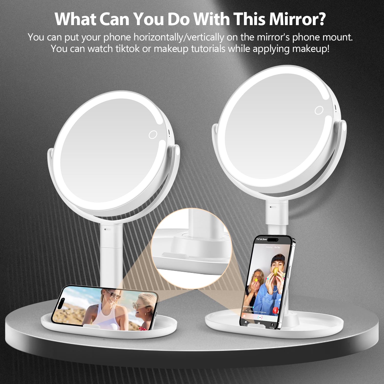 MIYADIVA miroir hauteur réglable adapté à votre espace