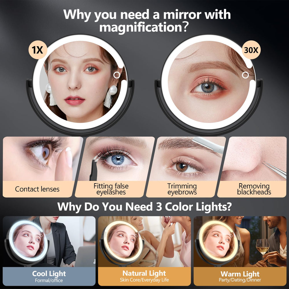 MiyaDiva miroir hauteur réglable pour s’adapter à votre poste de travail