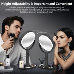 MiyaDiva miroir trois couleurs avec intensité réglable pour divers looks