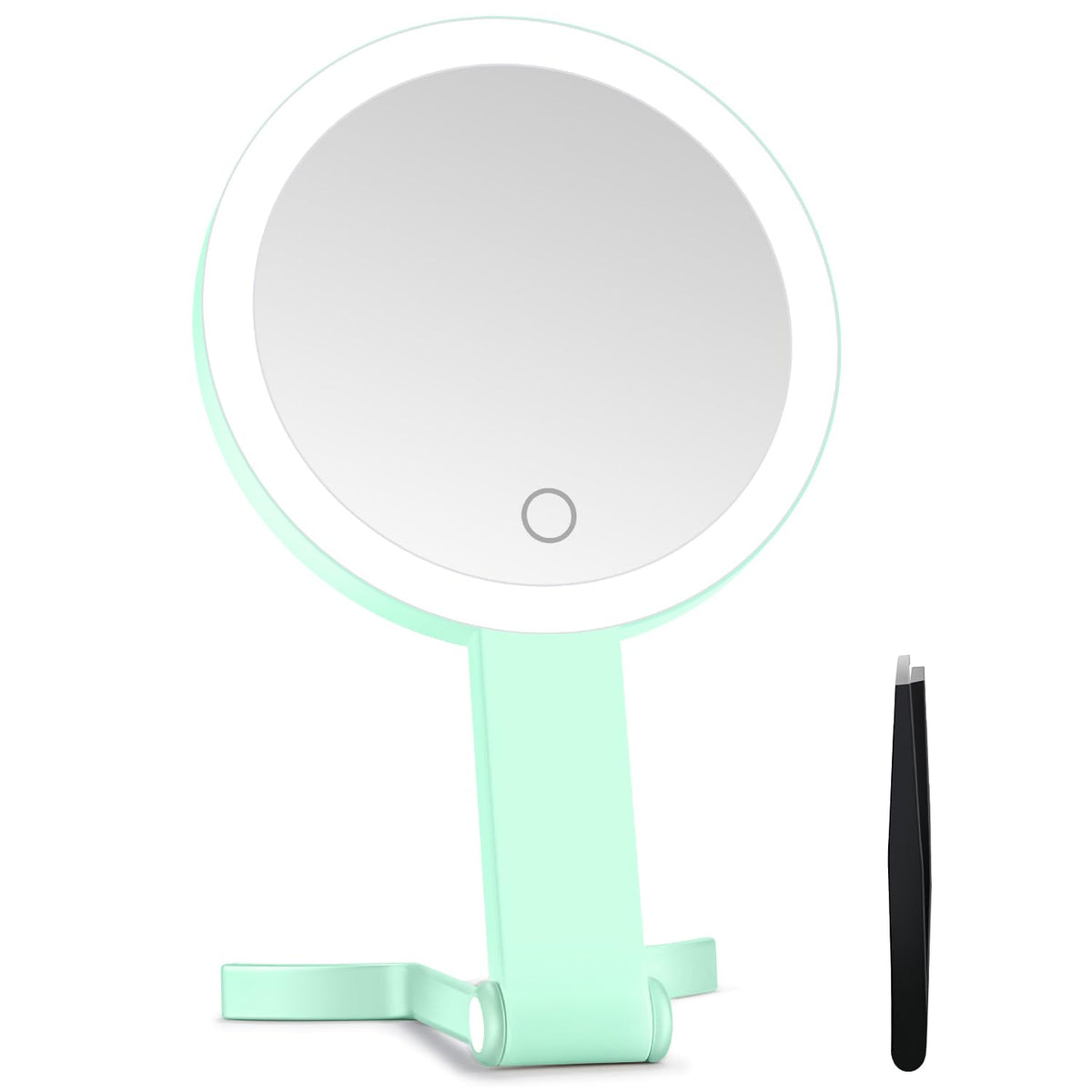MIYADIVA miroir éclairé 30x: précision pour les détails du maquillage.