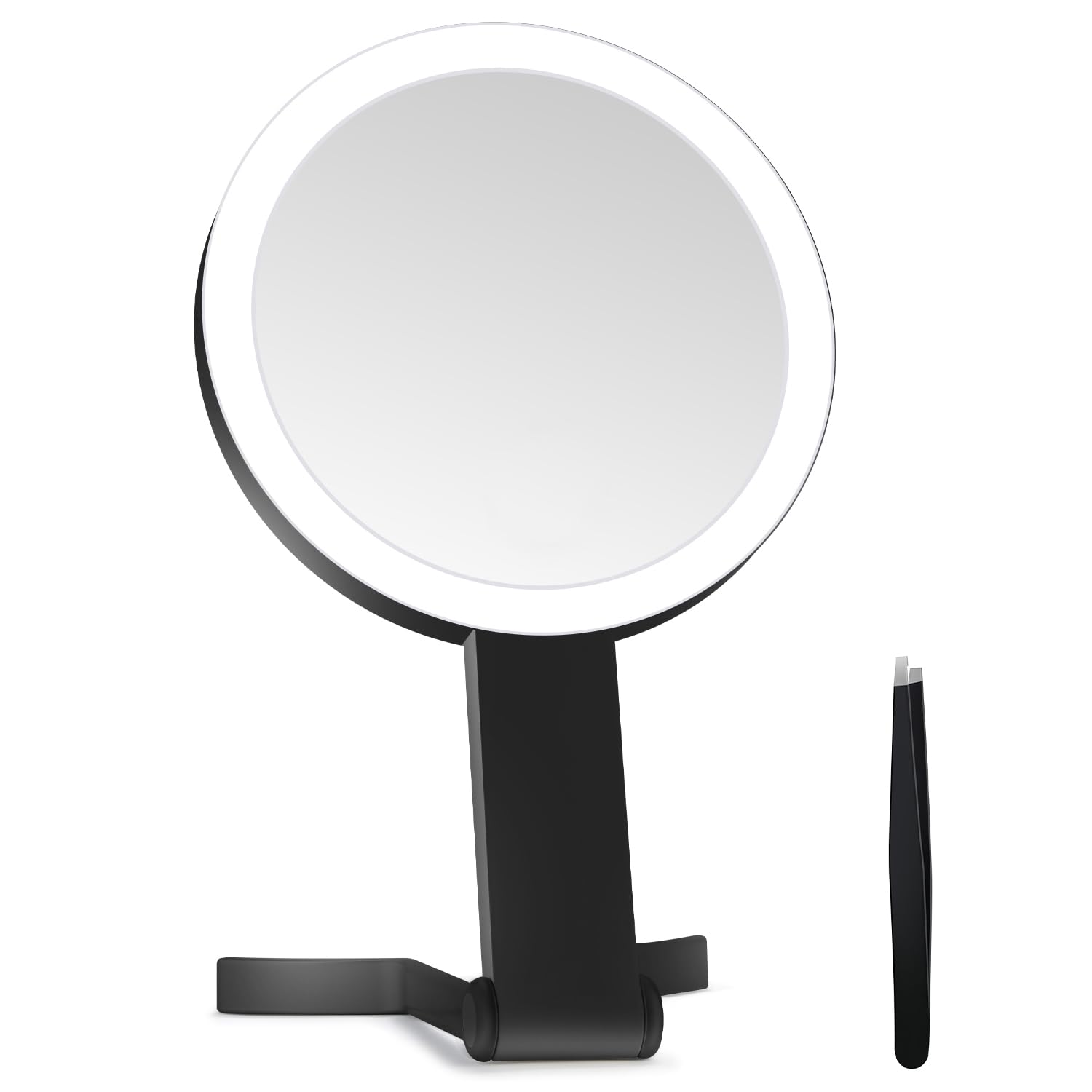 MIYADIVA Miroir lumineux 30x pendu, précision accrue pour le maquillage.