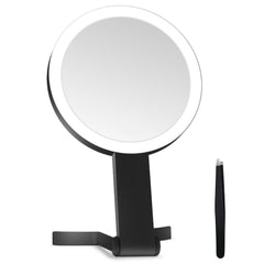 MIYADIVA Miroir lumineux 30x pendu, précision accrue pour le maquillage.