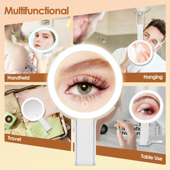 Miyadiva miroir poignée rotation 360° pour angle idéal.
