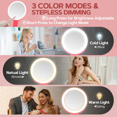 Miyadiva miroir-portatif-avec-poignee: usage mobile et pratique.
