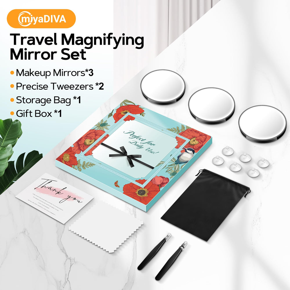 MIYADIVA packaging élégant et étui pratique pour le voyage.