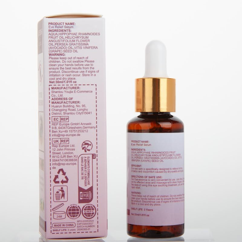 Effet apaisant après application du Sérum MIZEEYE.