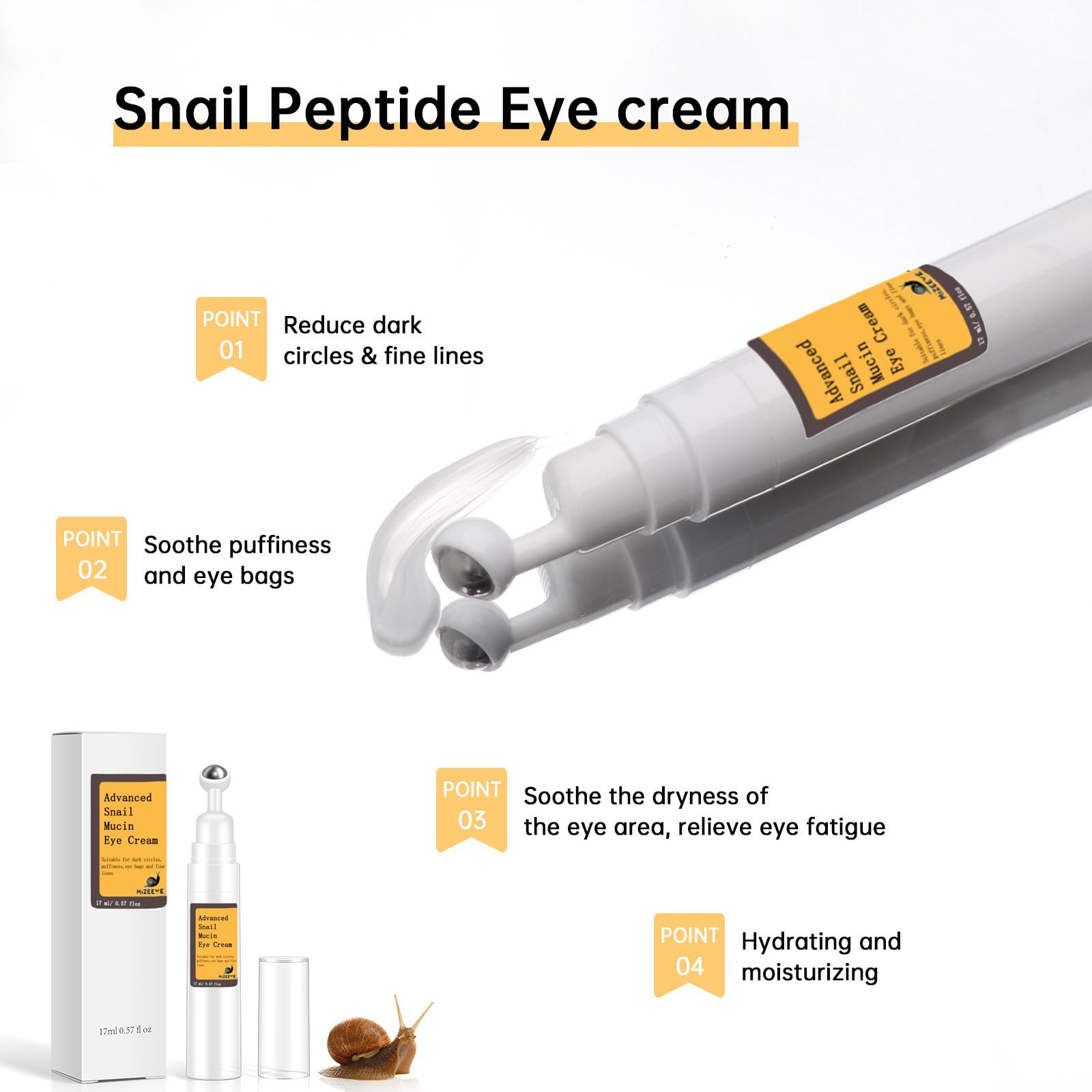 MIZEEYE rituel quotidien massage doux pour améliorer l'absorption.