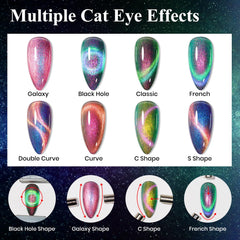 MIZHSE baguettes aimants pour diriger l effet œil de chat.