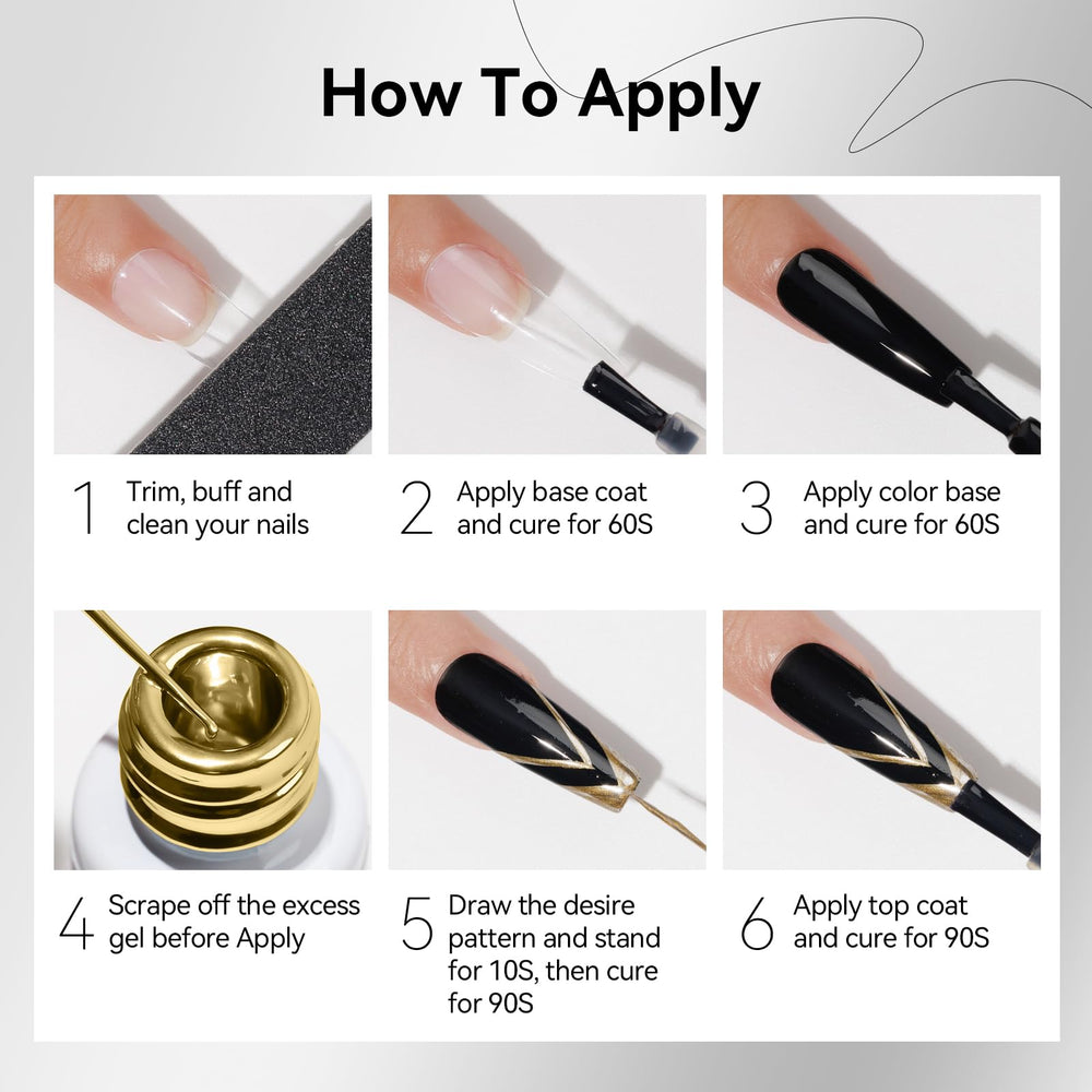 MIZHSE flacon 7 ml pratique pour l'art des ongles