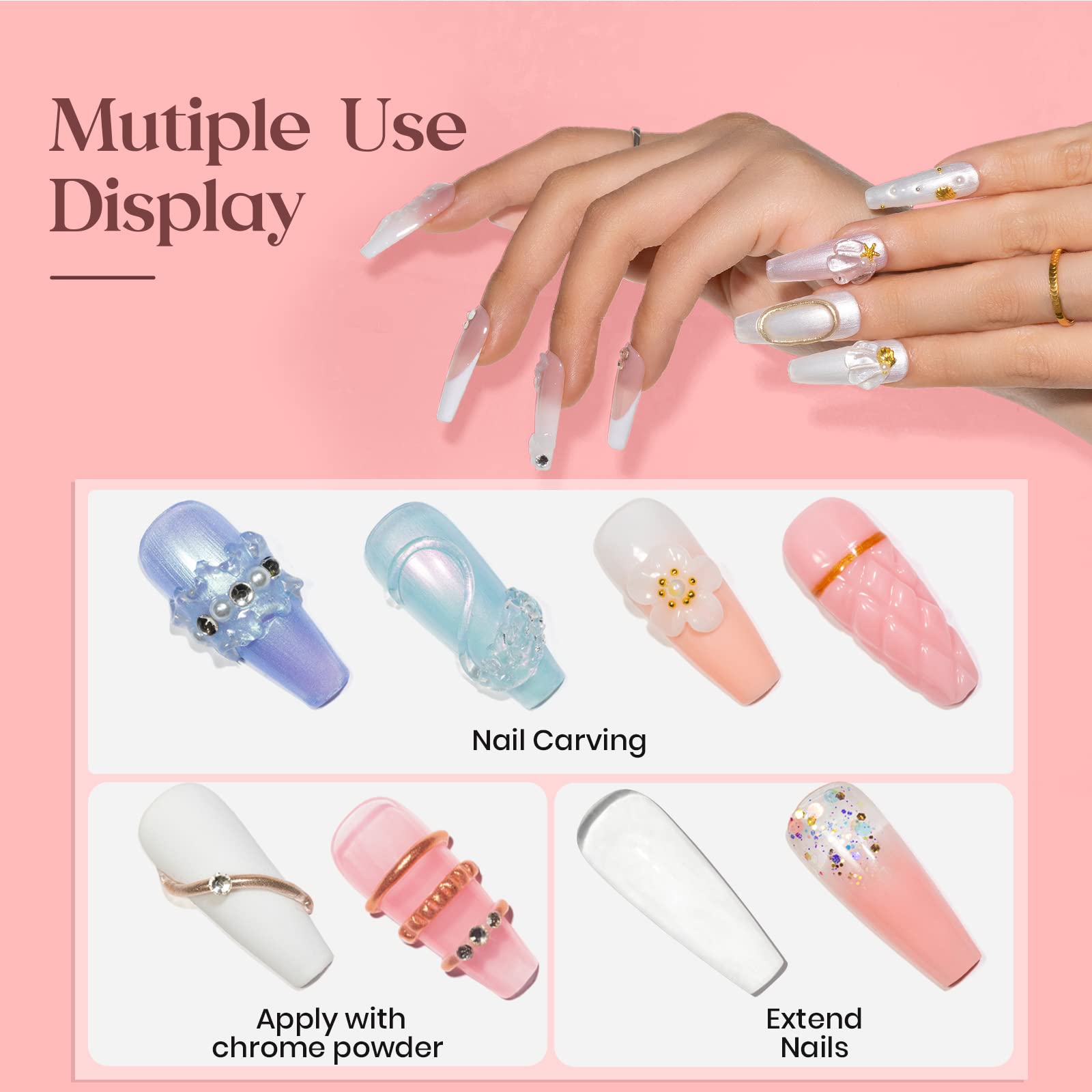 MizHSE clair gel solide fini transparent et net