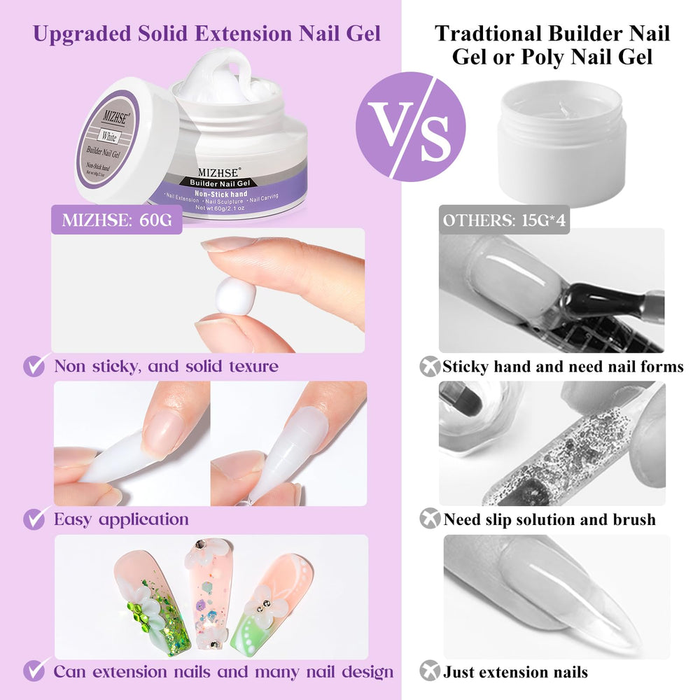MIZHSE kit application rapide pour nail art à domicile.