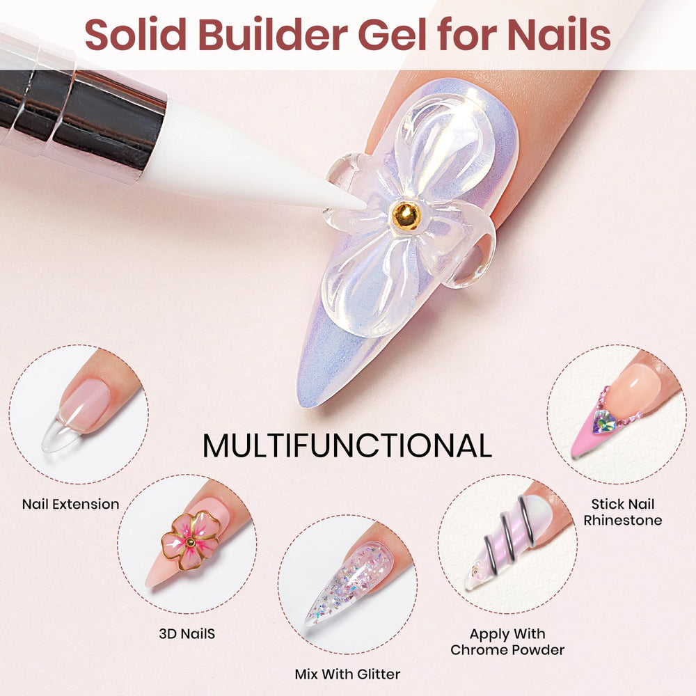 MIZHSE Moule 3D – outil précis pour designs d'ongles.