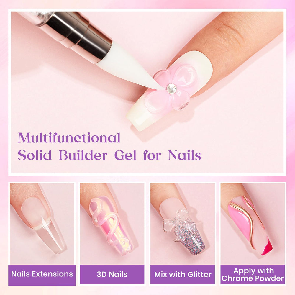 Stylo double-tête MIZHSE pour modelage 3D des ongles