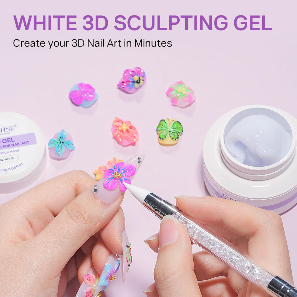MIZHSE stylo sculpture double-end, pour détails précis des motifs 3D.