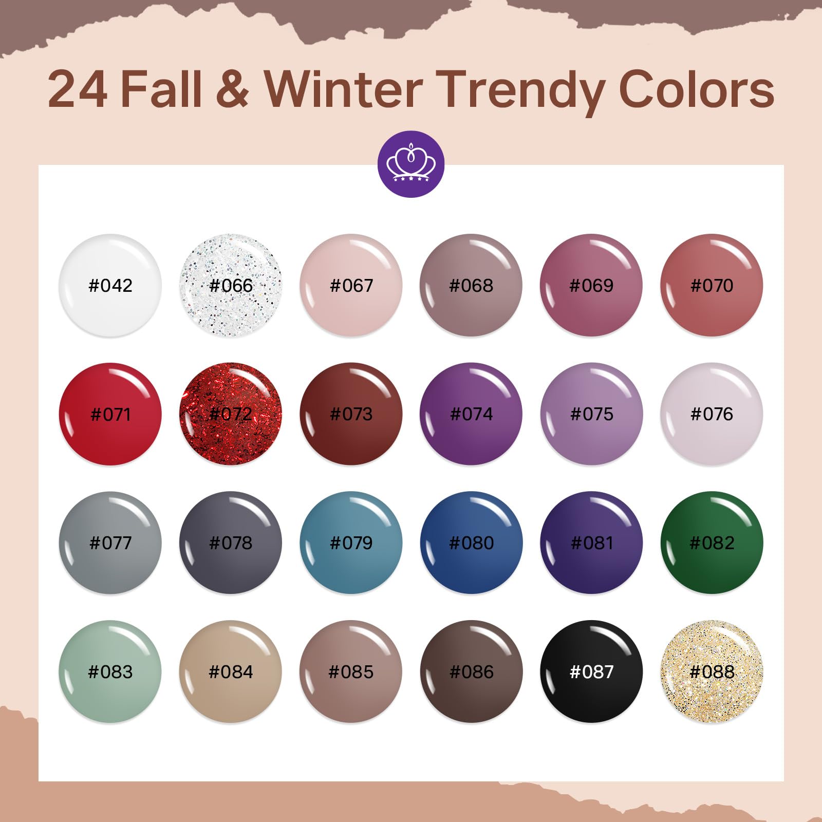 Vernis MIZHSE base et top-coat inclus pour durer.