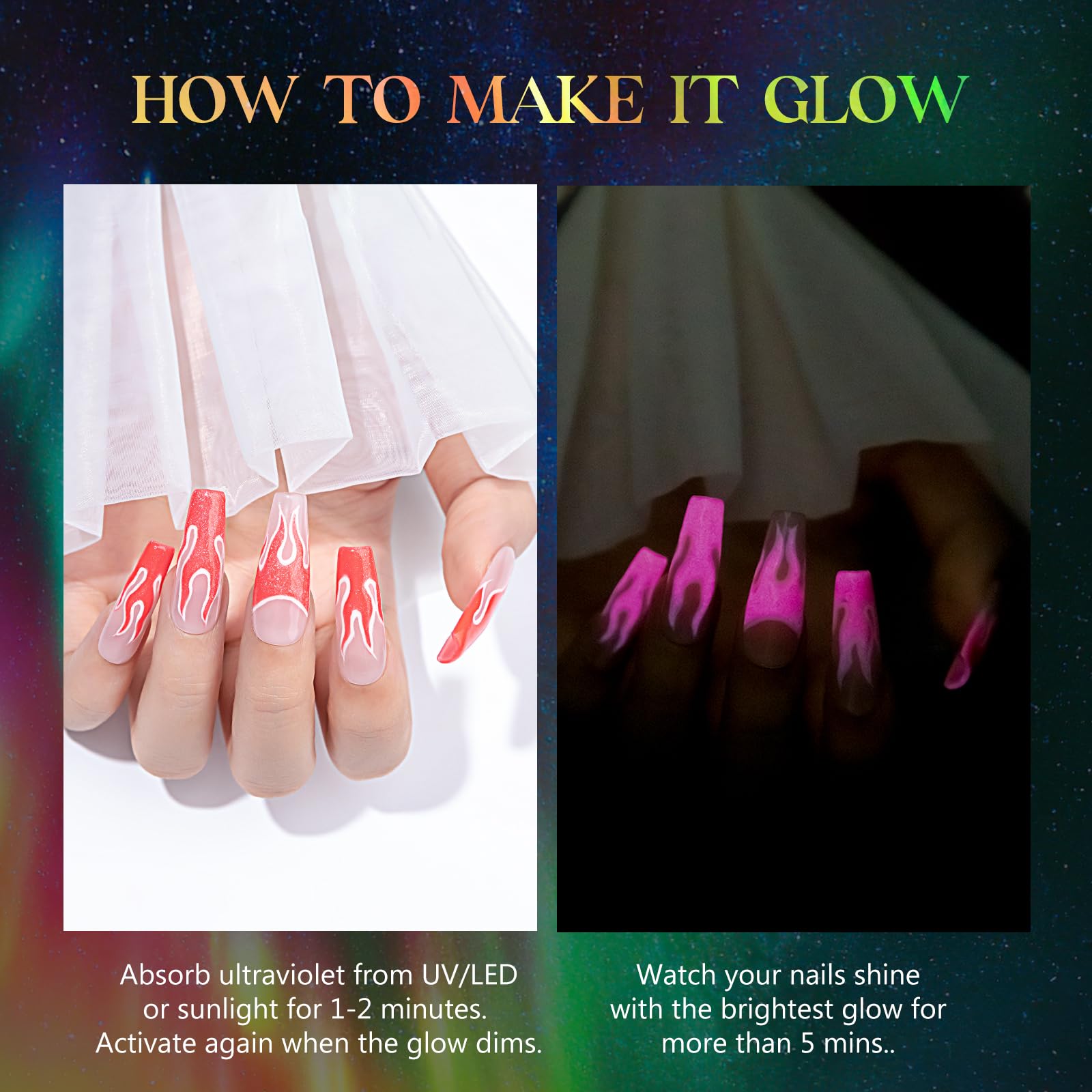 MIZHSE vernis gel effet œil-chat rose pailleté ajoute glamour durable