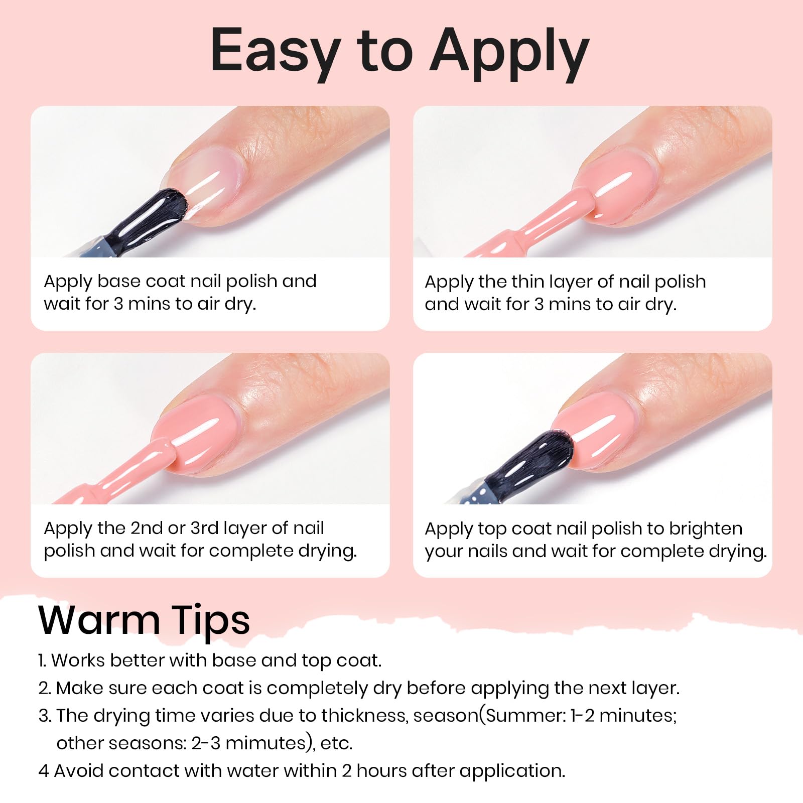 MIZHSE Vernis cadeau élégant, idéal pour offrir.
