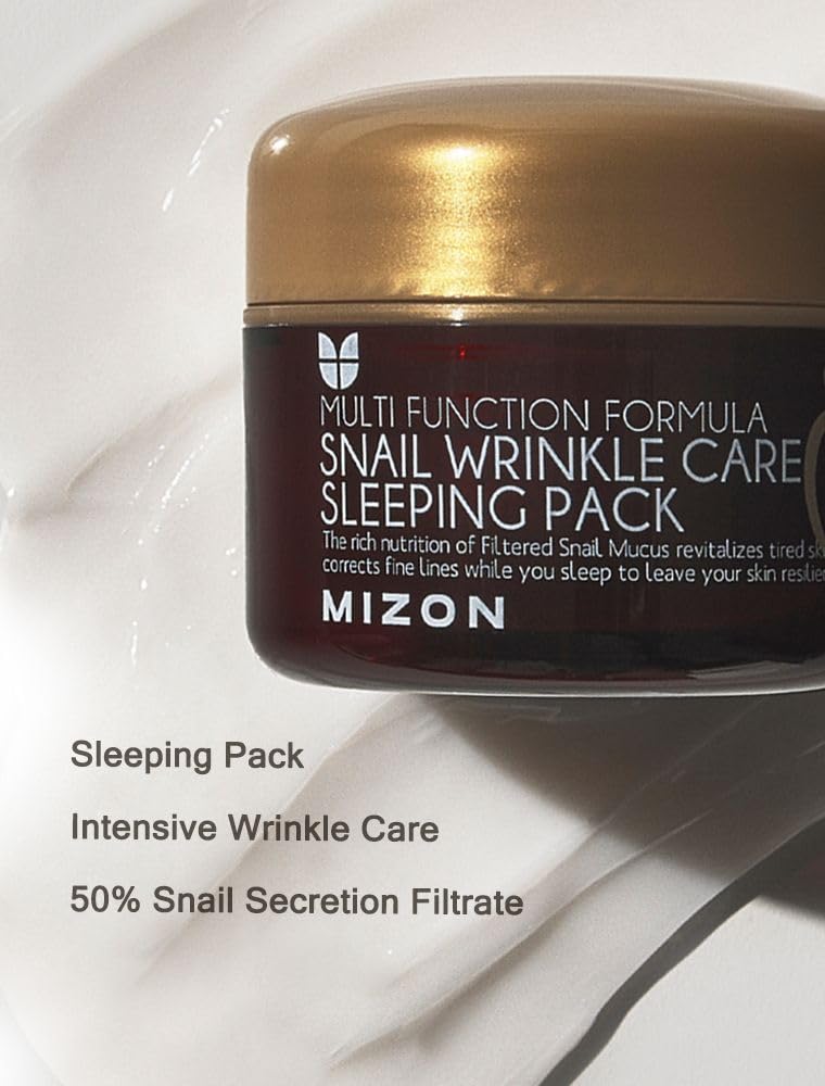 MIZON Adenosine and Shea Butter formula for overnight comfort and supple skin.