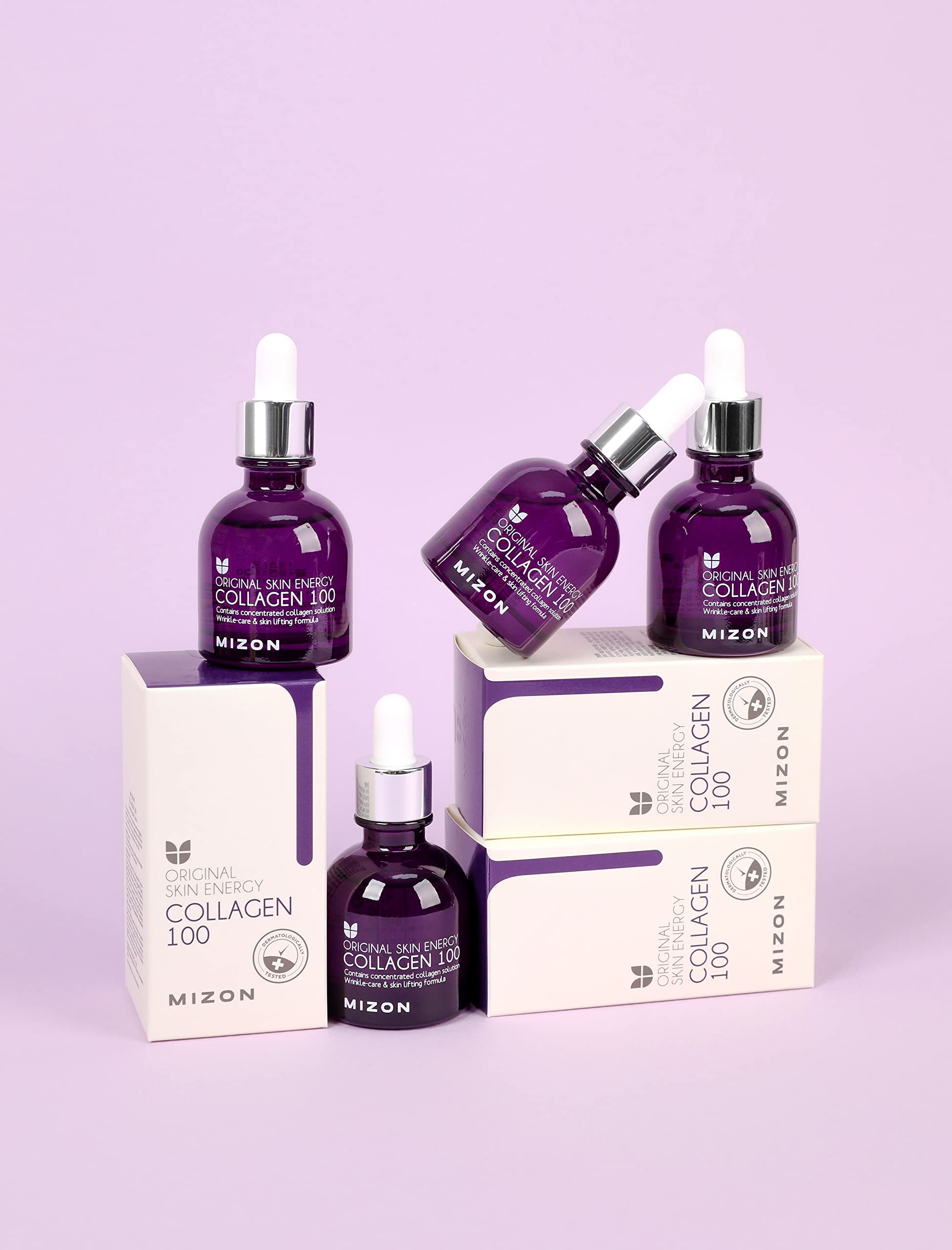 MIZON Collagen 100 Ampoule : rituel coréen pour équilibre et hydratation.