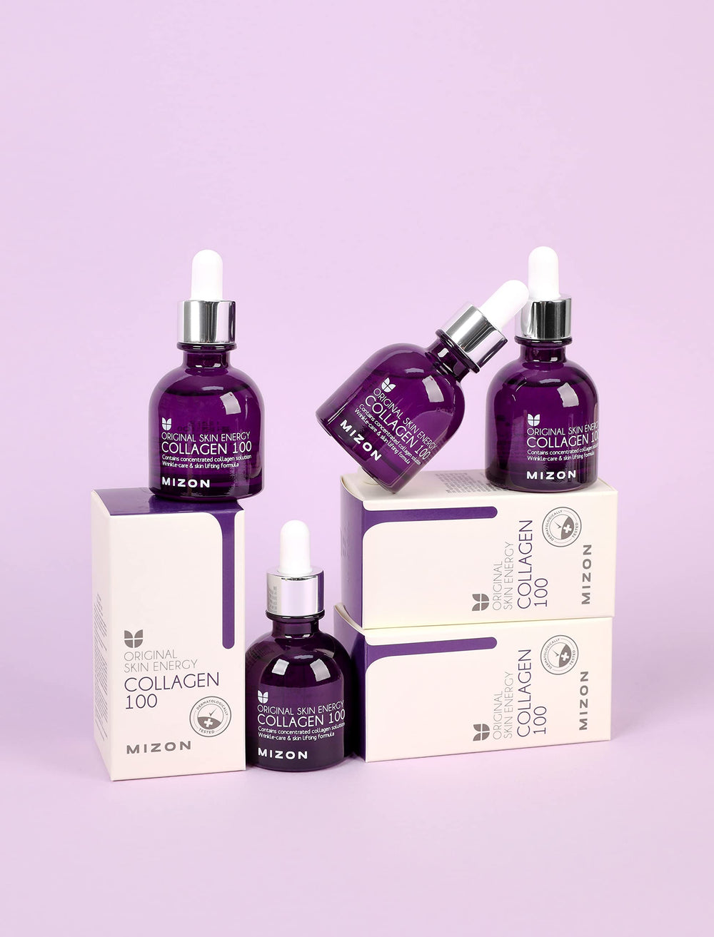 MIZON Collagen 100 Ampoule : rituel coréen pour équilibre et hydratation.