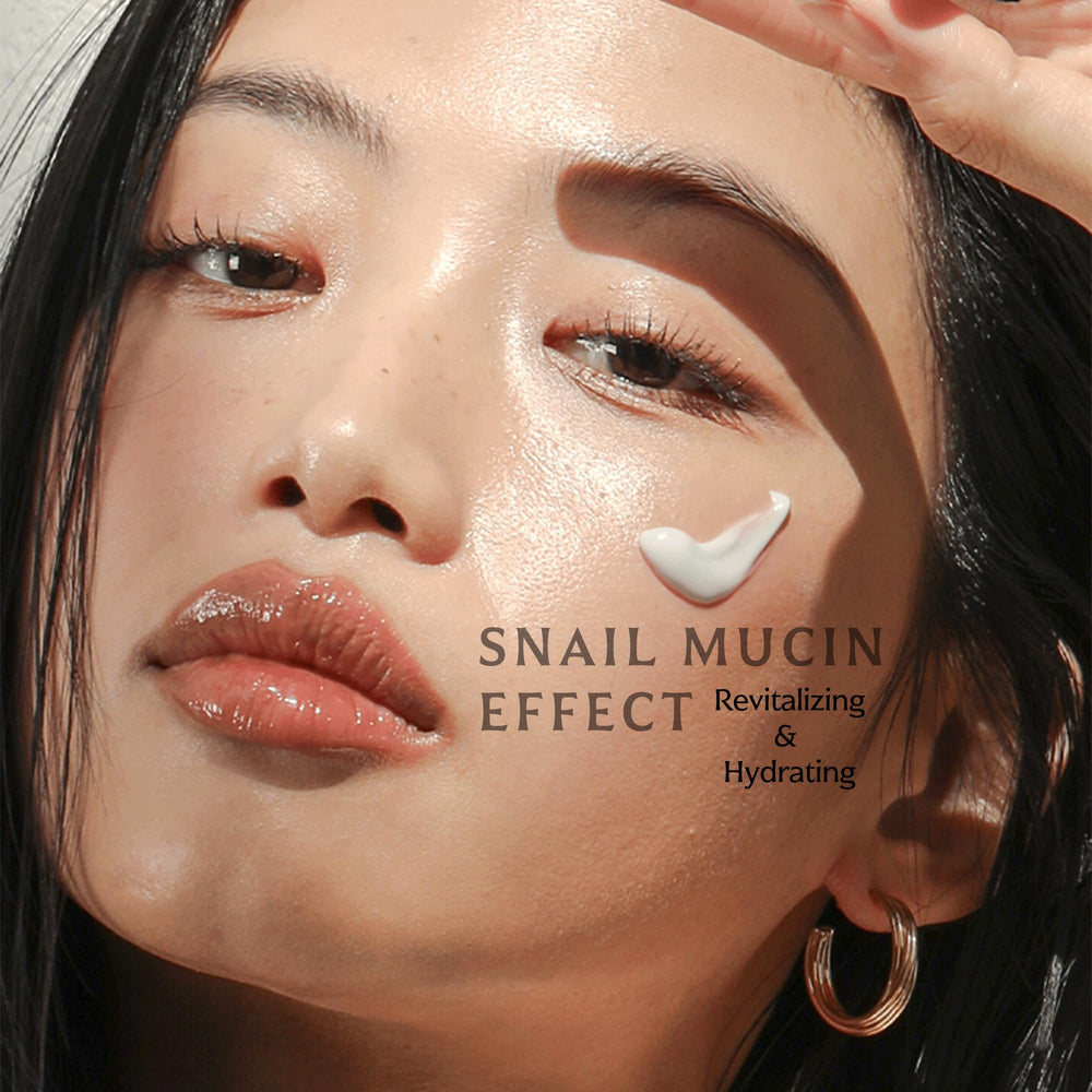 MIZON Crème Noire Escargot : texture crème dense pour hydratation prolongée.