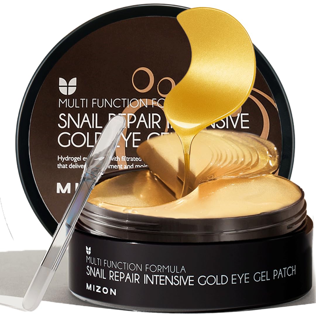 MIZON patch yeux or escargot : soin luxueux hydratant pour le regard