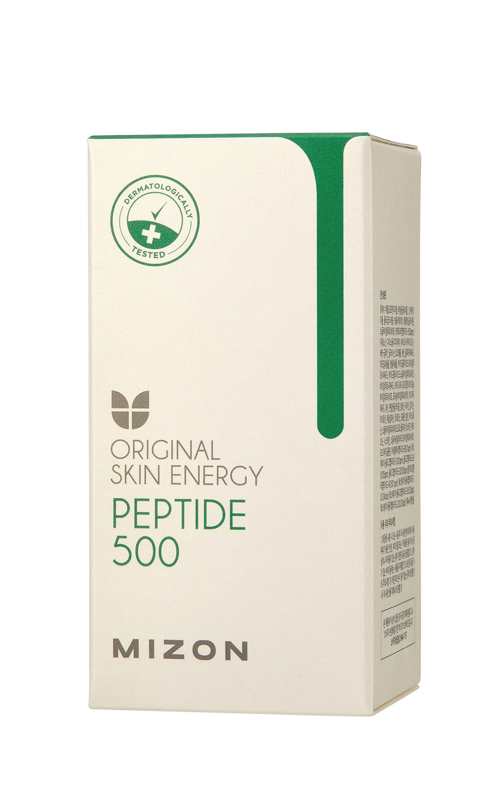 MIZON Peptide 500, pipette-serum, application précise pour peau tonifiée.