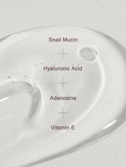 Texture satinée de l Essence MIZON Snail, hydratation en profondeur.
