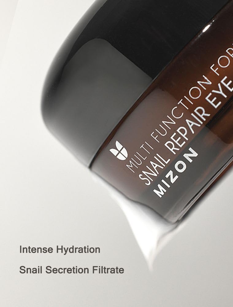 MIZON Détail Texture Crème Escargot, voile velouté sur la peau.