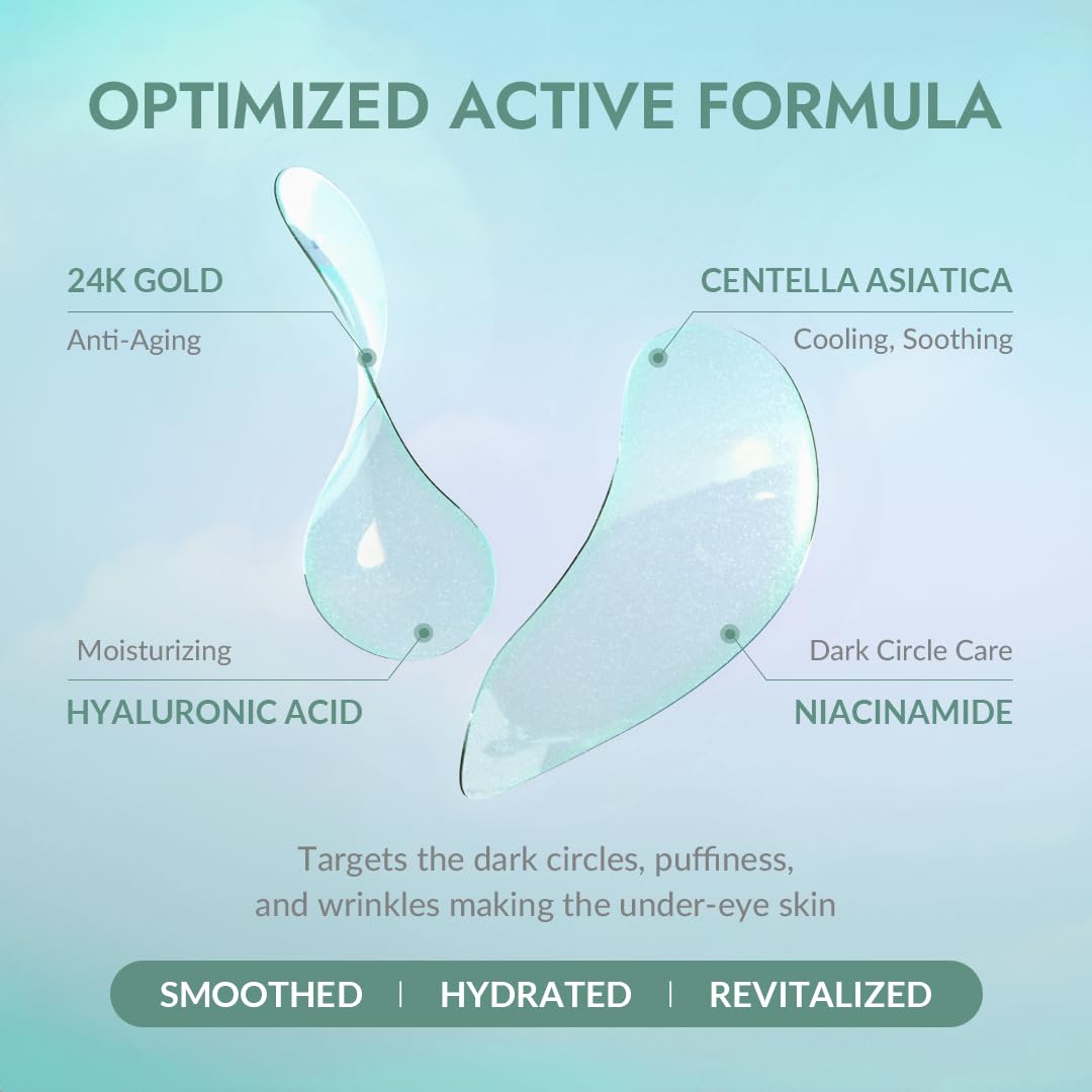 MIZON Hyaluronique 8x Yeux Patch – hydratation intense pour le contour des yeux.