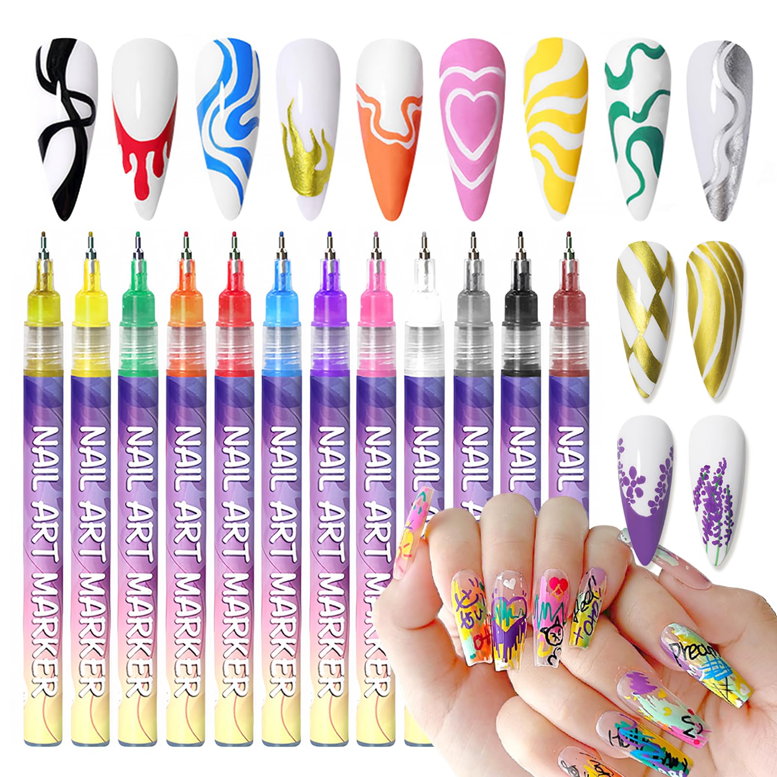MKNZOME kit DIY onglerie professionnel pour débutants et pros.