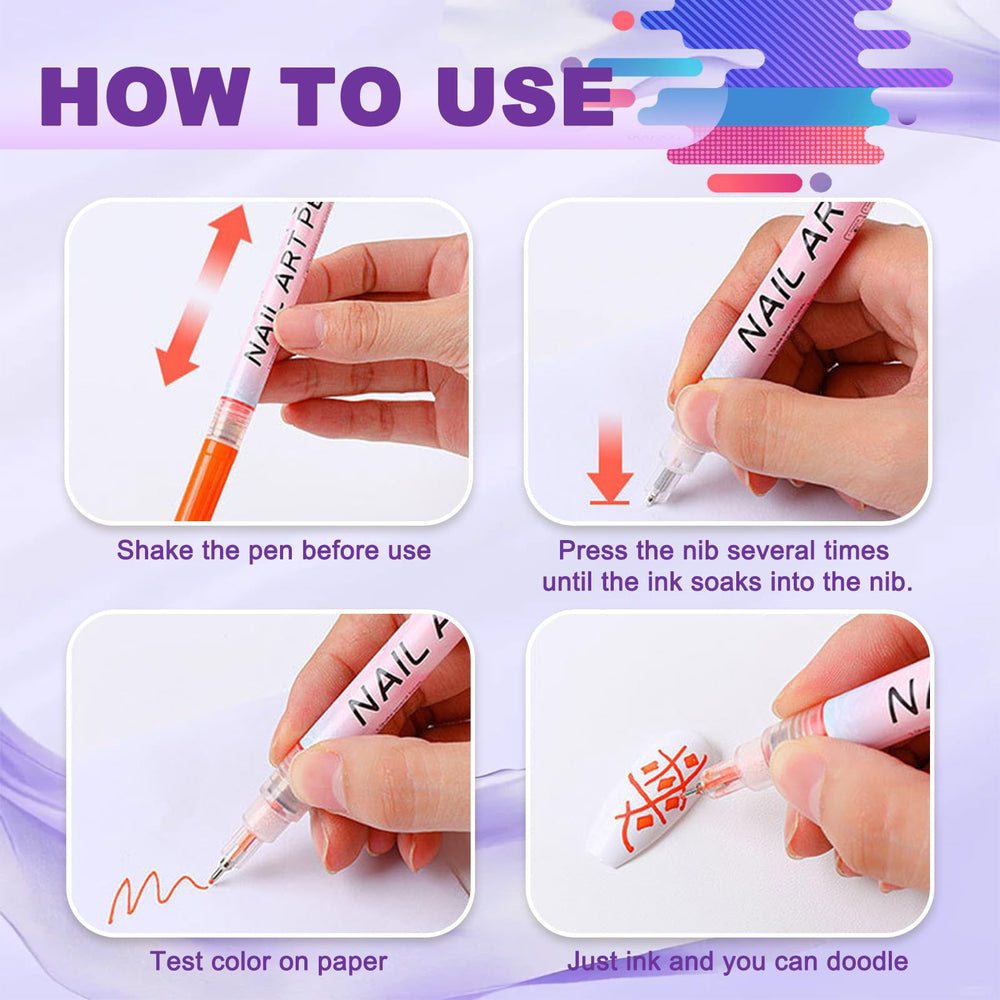 MKNZOME stylo ongulaire, facile à utiliser et à prendre en main.