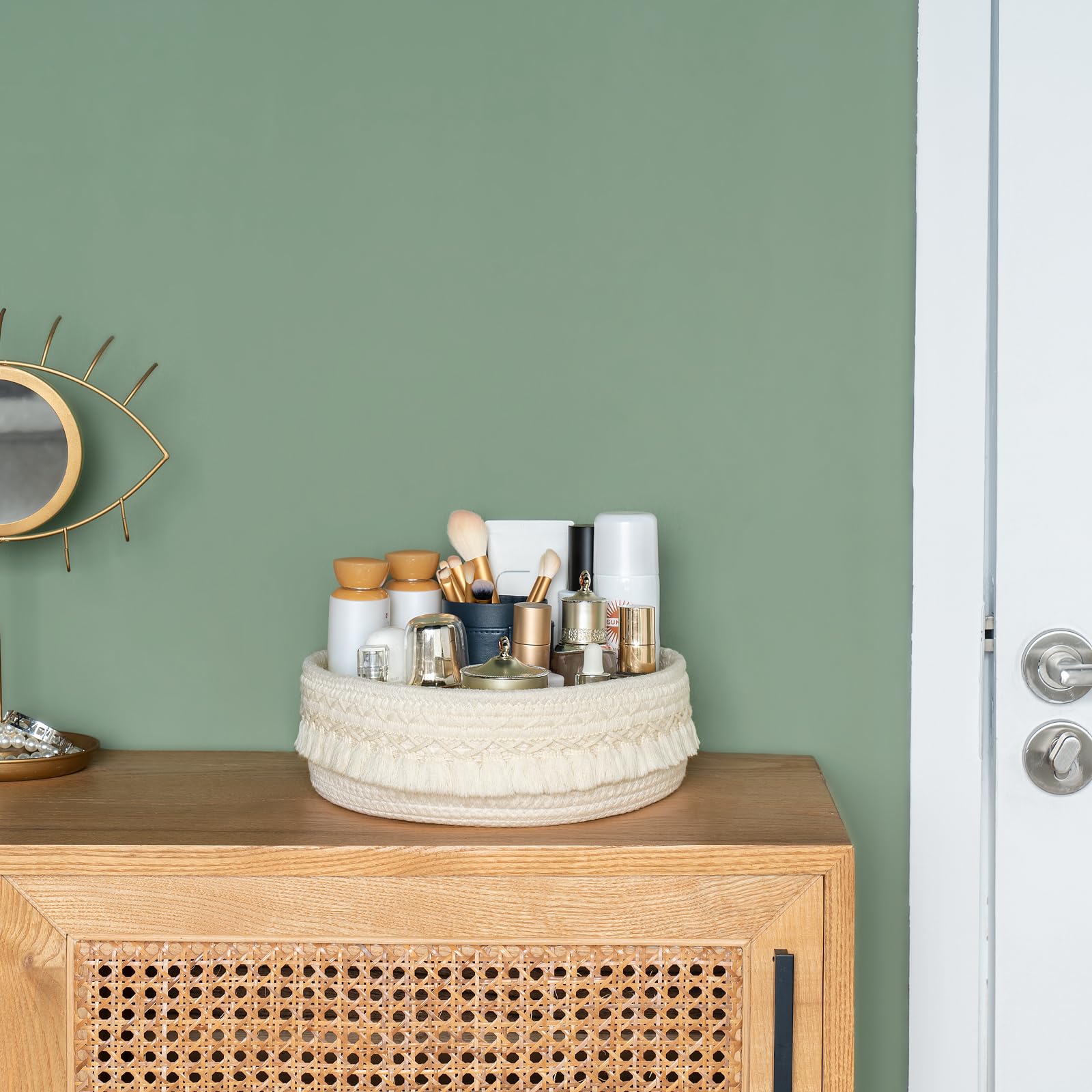 Organiseur cosmétiques Mkono avec vernis et crèmes, accès rapide