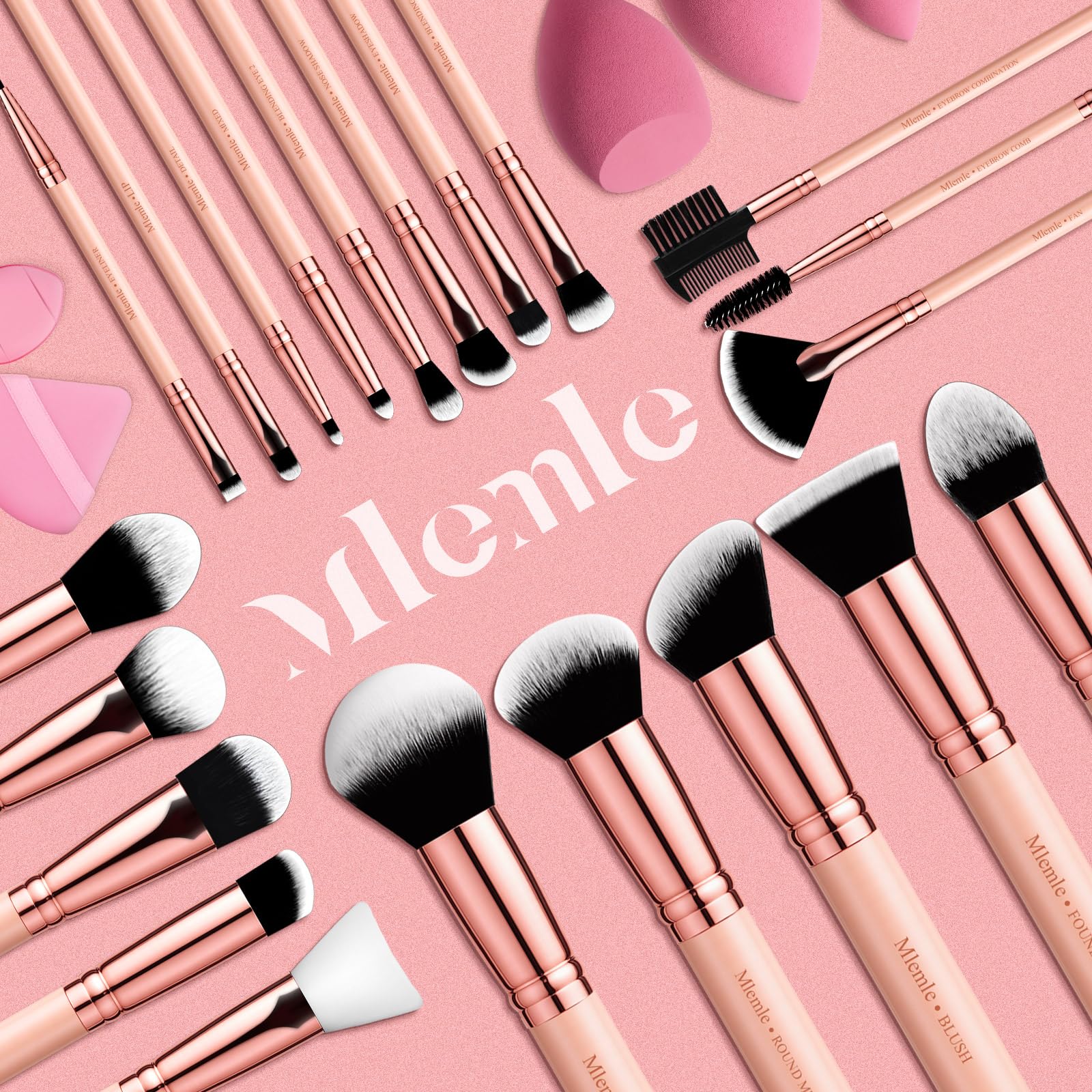 Emballage élégant Mlemle, cadeau parfait pour les passionnés de beauté.