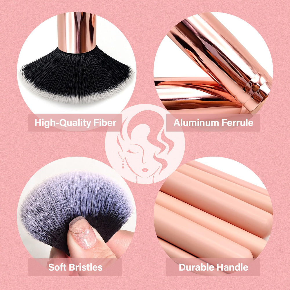 Pinceaux correcteur et sourcils Mlemle pour structurer le regard.