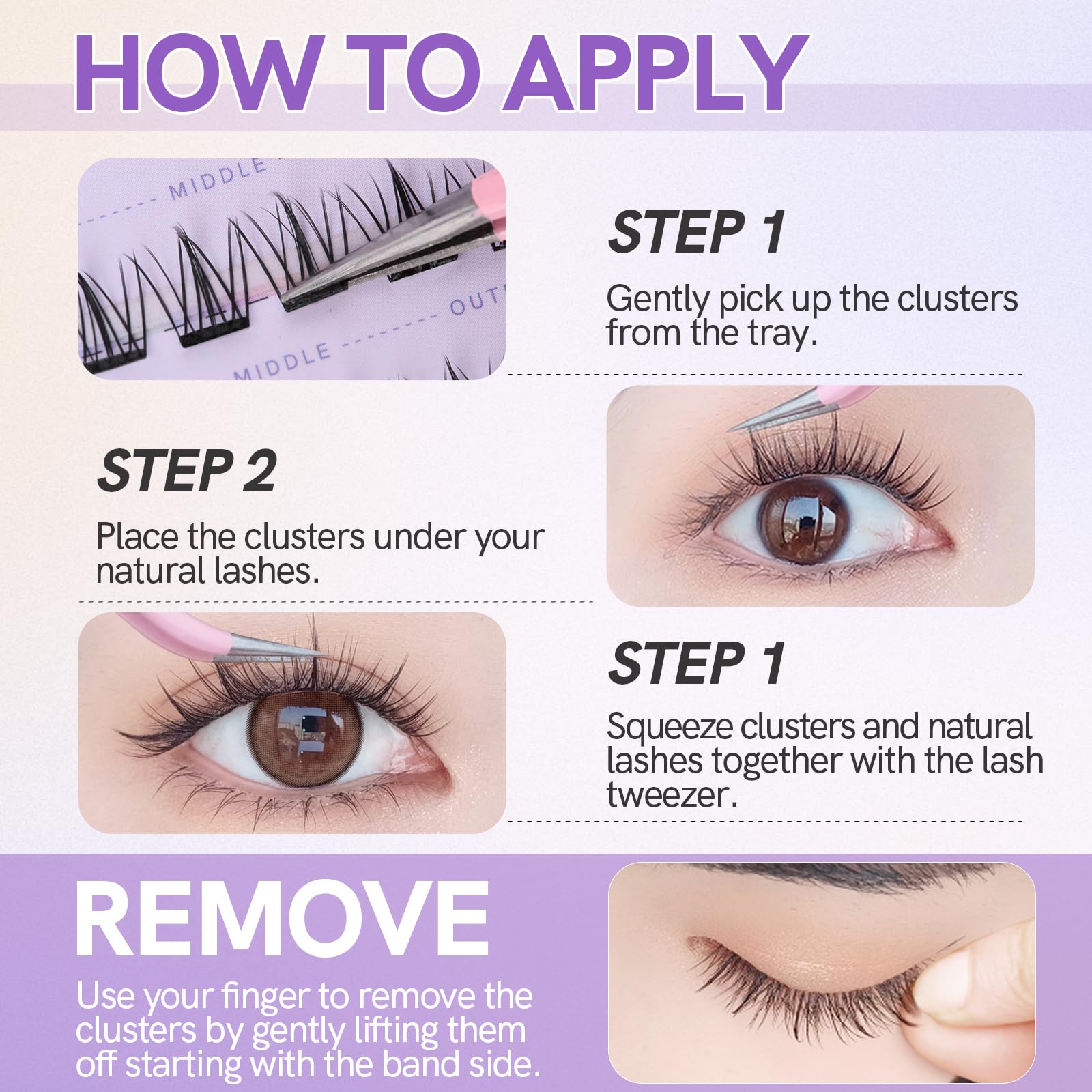 MLEN DIARY: application délicate et naturelle pour le regard.