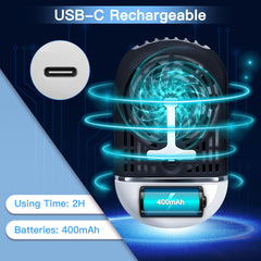 Ventilateur mlogiroa pour cils portable avec support en T pour un flux ciblé