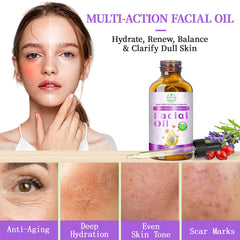 MMPANG Huile visage Rosehip : revitalise la peau et uniformise le teint.