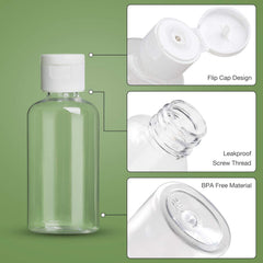 Flacons remplissables MMonDod 50 ml, identifiables rapidement pour cosmétiques