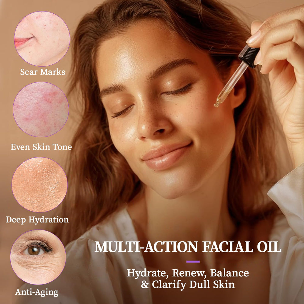 Huile visage MMPANG – application sur peau, absorption rapide