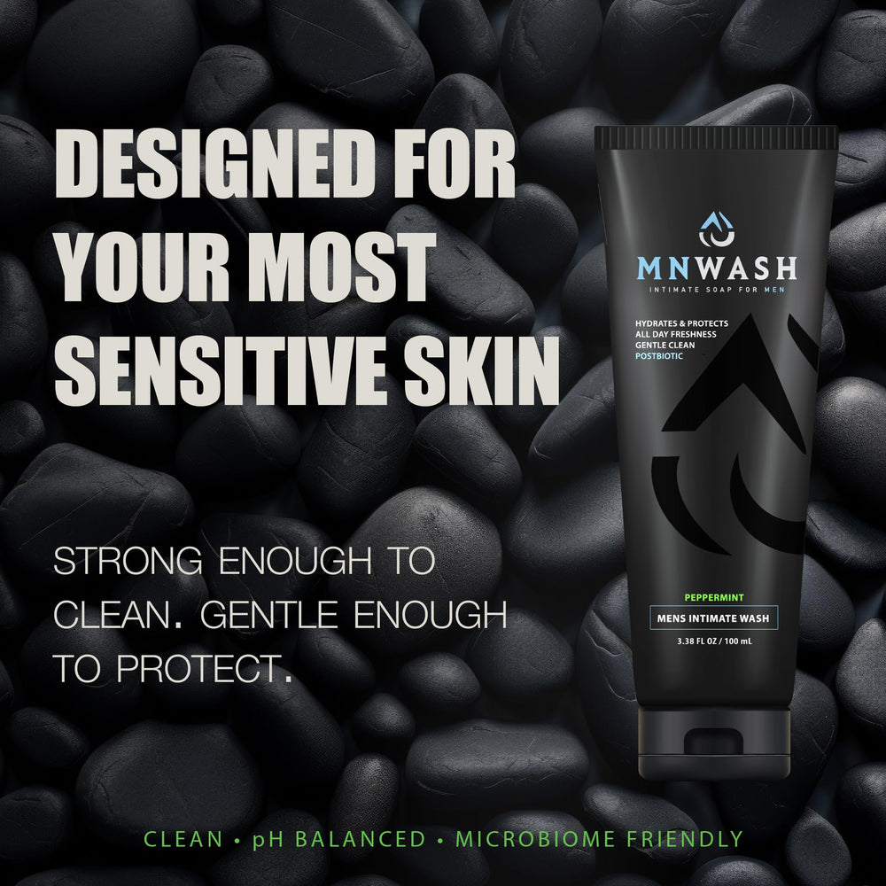 MNWASH gel douceur – application: nettoyage délicat sans dessèchement.