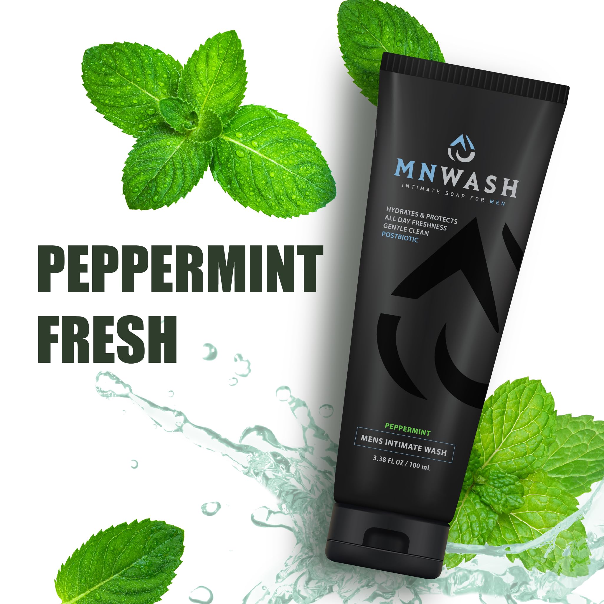MNWASH hygiène masculine quotidienne – soin hydratant pour tous types de peau.