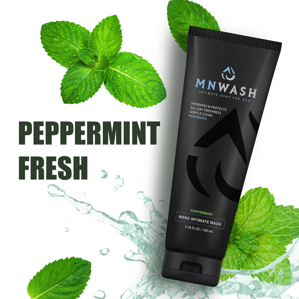 MNWASH hygiène masculine quotidienne – soin hydratant pour tous types de peau.