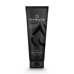 MNWASH soin intime homme – bouteille visible, hydratation douce et fraîcheur durable.