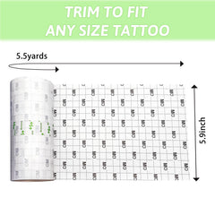 MO MOLONG couverture tatouage imperméable, pratique sous la douche.