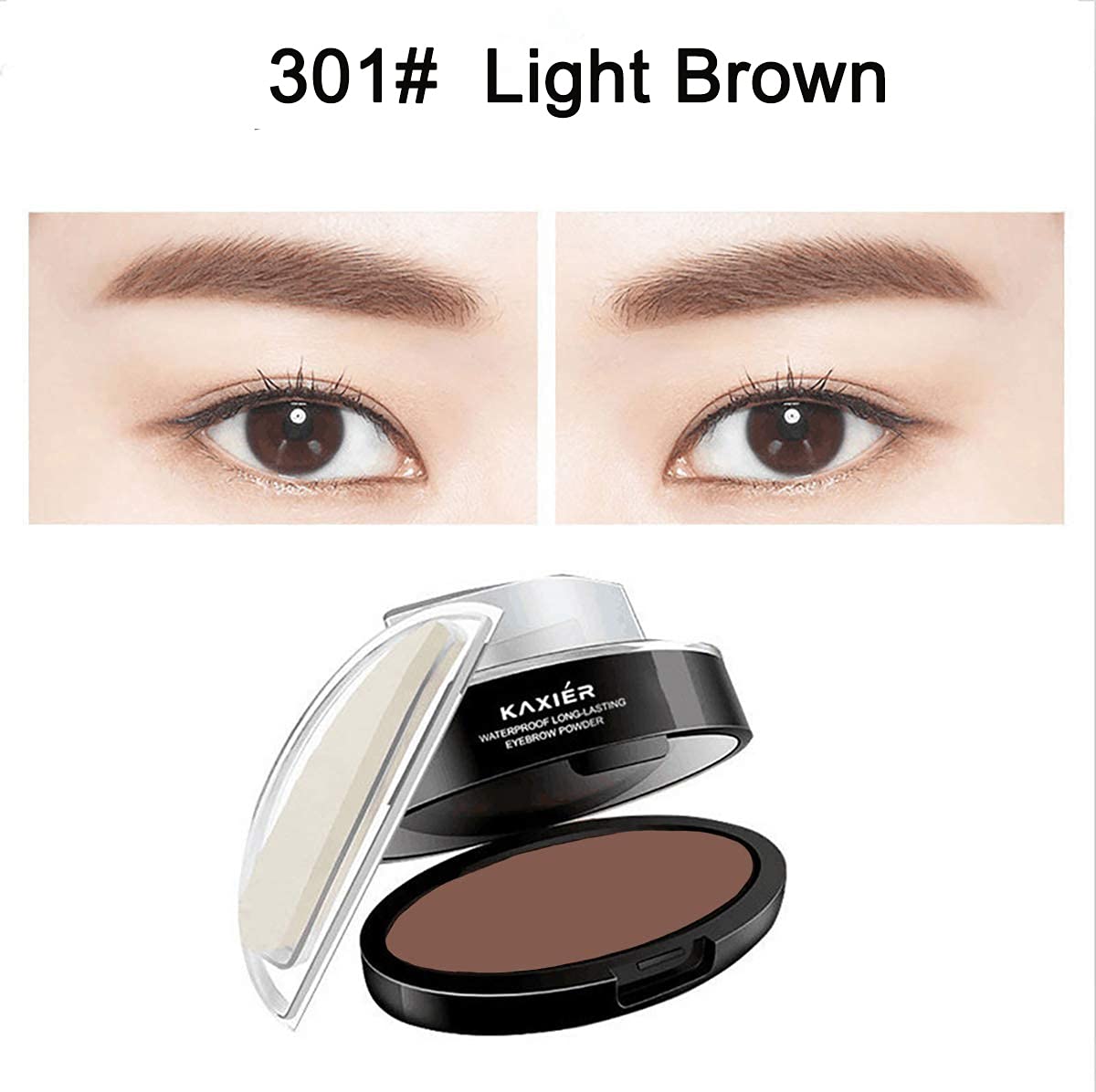 Moakxer Sourcils: compact pratique, parfait pour le sac.
